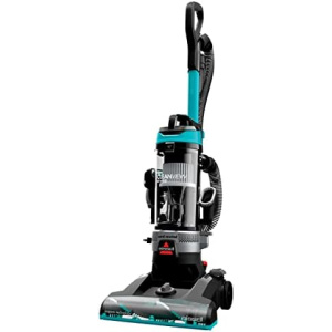 BISSELL CleanView Rewind Upright Bagless Vacuum with Automatic Cord Rewind & Active Wand, 3534, Black/Teal/Gray