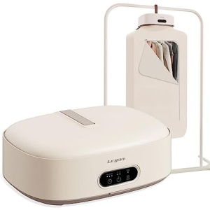 LETTON 600W Portable Clothes Dryer - Compact and Convenient Drying Solution for Apartment, Dorm, RV - Easy to Use Mini Dryer with Dryer Bag for Delicate Garments, Underwear, Baby Clothes
