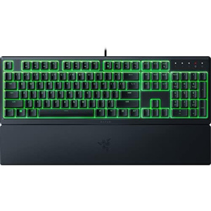 Razer Ornata V3 X Gaming Keyboard: Low-Profile Keys - Silent Membrane Switches - Spill Resistant - Chroma RGB Lighting - Ergonomic Wrist Rest - Classic Black