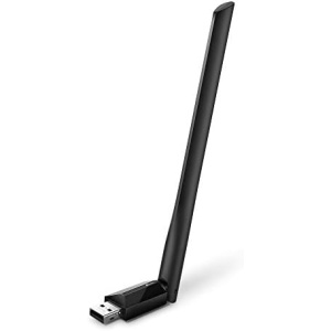 TP-Link AC600 USB WiFi Adapter for PC (Archer T2U Plus)- Wireless Network Adapter for Desktop with 2.4GHz, 5GHz High Gain Dual Band 5dBi Antenna, Supports Win11/10/8.1/8/7/XP, Mac OS 10.9-10.14