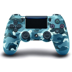 DualShock 4 Wireless Controller for PlayStation 4 - Blue Camouflage (Renewed)