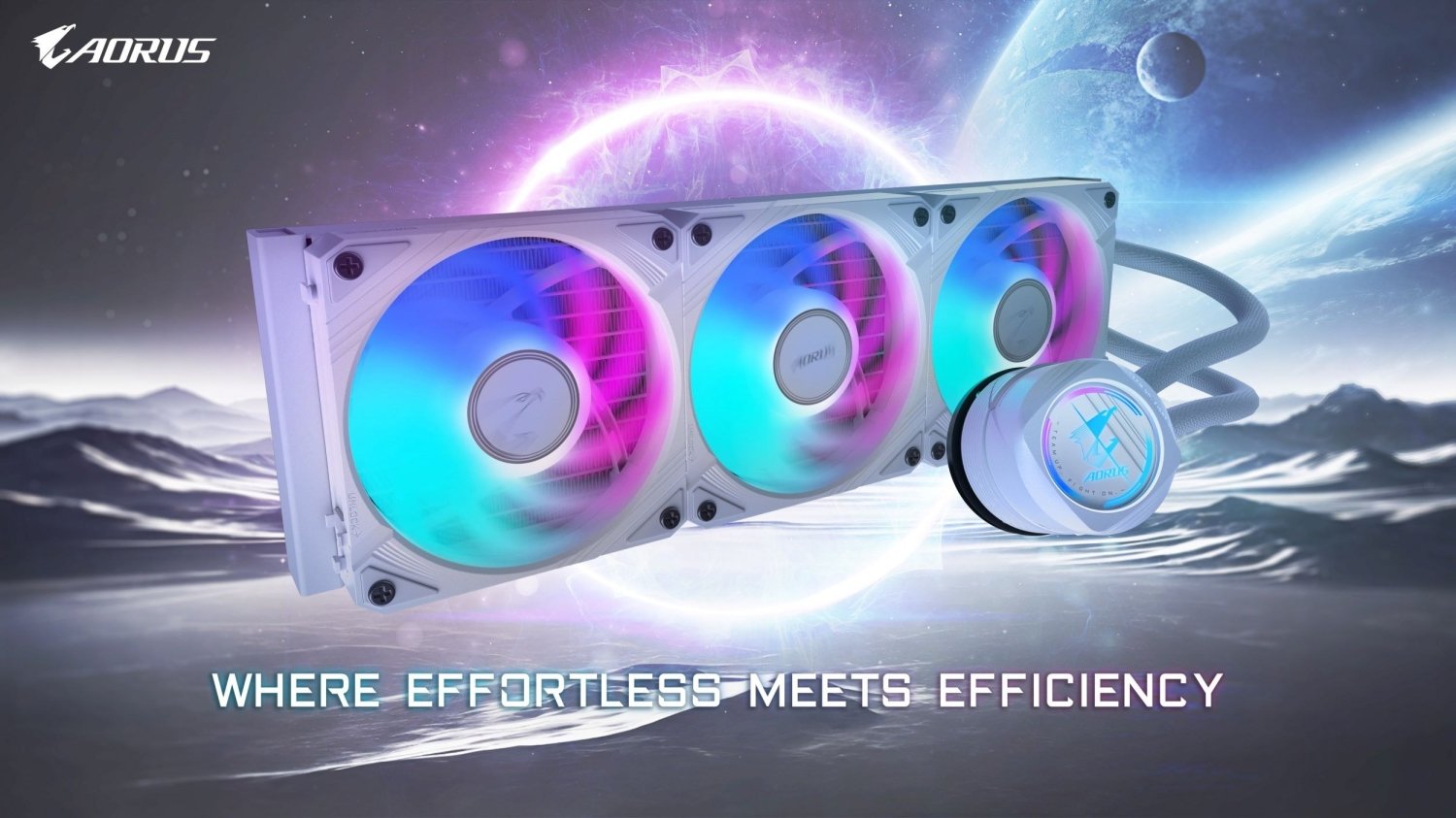 AORUS WATERFORCE X II coolers bring style and performance to the PC gaming experience