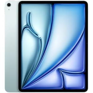 Apple iPad Air 13-inch (M2): Built for Apple Intelligence, Liquid Retina Display, 128GB, 12MP Front/Back Camera, Wi-Fi 6E, Touch ID, All-Day Battery Life — Blue