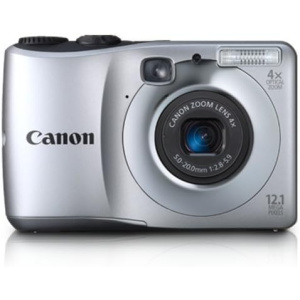 Canon Powershot A1200 12.1 MP Digital Camera with 4x Optical Zoom (Silver) (OLD MODEL) (Renewed)