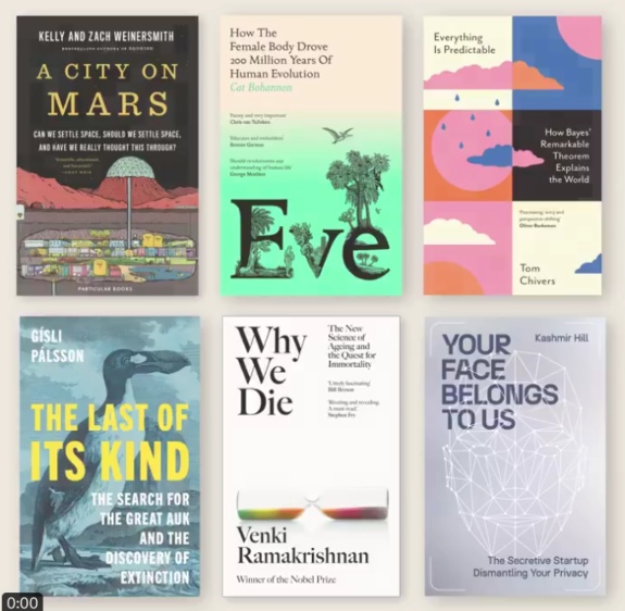 Shortlist for 2024 Royal Society Trivedi Science Book Prize announced