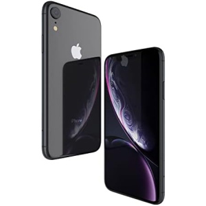Apple iPhone XR, Fully Unlocked, 64 GB - Black (Renewed)
