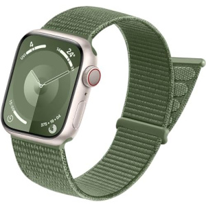 Sport Loop Band Compatible with Apple Watch Bands 42mm 44mm 45mm 49mm 38mm 40mm 41mm for Men Women,Stretch Adjustable Braided Nylon Velcro Straps for iWatch Series 9/8/7/6/5/4/3/2/1/SE/Ultra