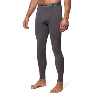 32 Degrees Heat Mens Performance Thermal Lightweight Baselayer Legging Pant, Black