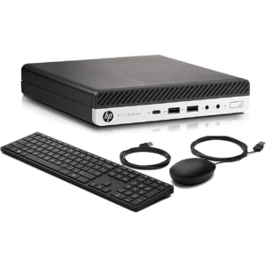 HP EliteDesk 800 G5 High-Performance Mini PC Desktop Computer, Core i7-9700T up to 4.8GHz, 16GB DDR4, 512GB SSD, Keyboard & Mouse, WiFi, Bluetooth, 4K Support, DP, Windows 11 Pro (Renewed)