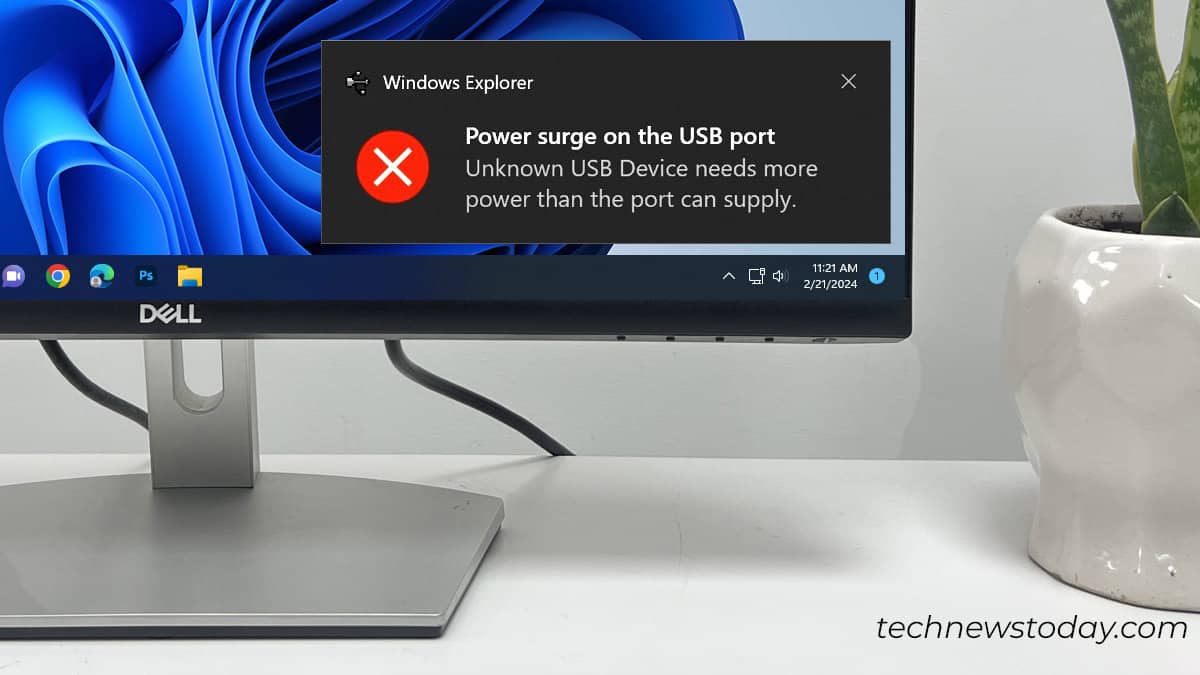 How to Fix Power Surge on the USB Port Error