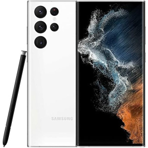 Samsung Galaxy S22 Ultra 5G, Phantom White, 512GB, 8K Camera, S Pen, Long Battery Life, Fast Processor, Factory Unlocked