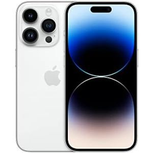 Apple iPhone 14 Pro, 128GB, Silver - Unlocked (Renewed Premium)